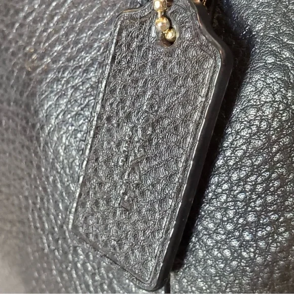 Coach Mini Kelsey Black Pebble Leather Bag F57563 - Picture 6 of 14